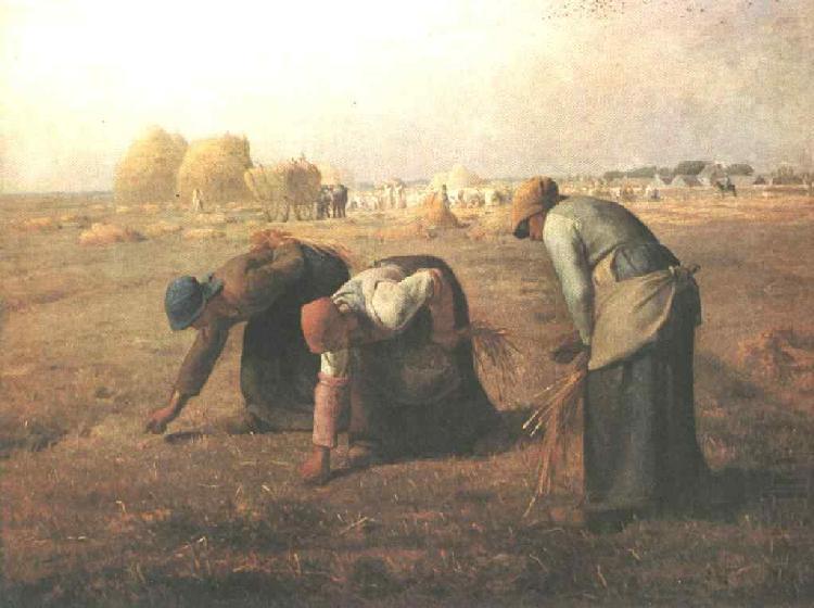 Jean-Franc Millet The Gleaners china oil painting image